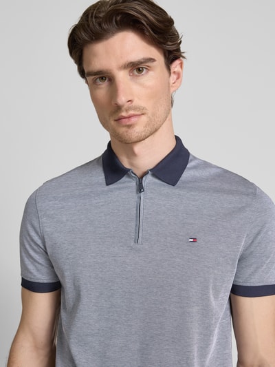 Tommy Hilfiger Regular fit poloshirt van katoenmix Marineblauw - 3