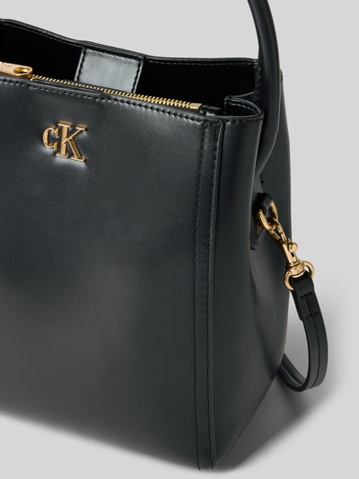 CK Calvin Klein Torba na ramię z aplikacją z logo Czarny 3