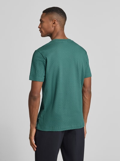 JOOP! COLLECTION T-shirt z prążkowanym okrągłym dekoltem Szmaragdowy 5