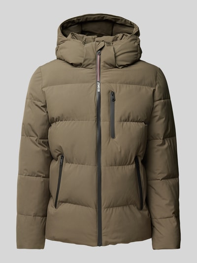 ECOALF Steppjacke mit Kapuze Modell ''BAZON' Oliv 1