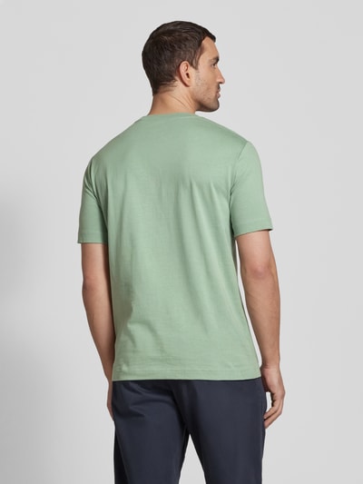 Marc O'Polo Regular Fit T-Shirt aus reiner Baumwolle mit Logo-Print Mint 5