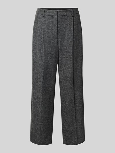 Produktfoto, Straight Fit Hose mit Viskose-Woll-Anteil von Luisa Cerano, elastyczna mieszanka materiałów, Kanty, zapięcie na haftkę i zamek błyskawiczny, szerokość w rozmiarze 36: 39 cm, długość wewnętrzna nogawki w rozmiarze 36: 70 cm