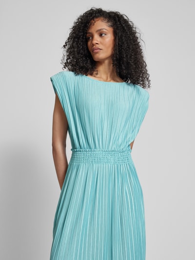 ICHI Midi-jurk met plissévouwen, model 'YAMILET' Mintgroen - 3