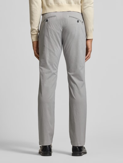 bugatti Regular Fit Chino mit Gesäßtaschen Silber 5