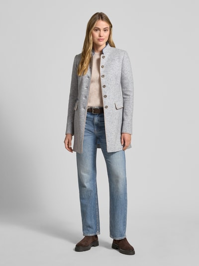 WHITE LABEL Blazer mit Pattentaschen Hellgrau 1