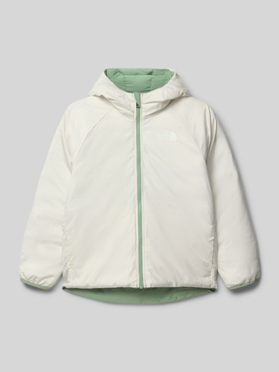 The North Face Relaxed fit gewatteerd jack met logoprint, model 'PERRITO' Rietgroen - 4