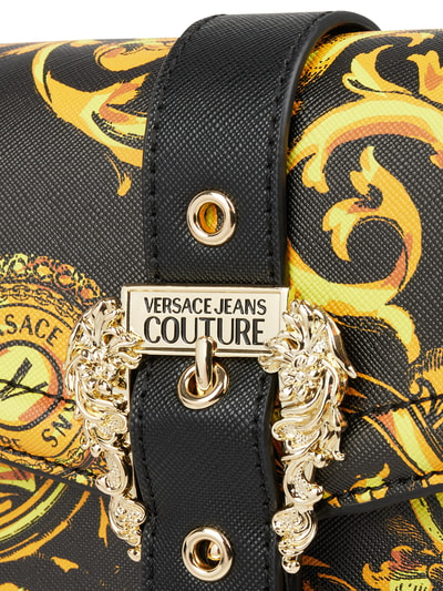 Versace Jeans Couture Crossbodytas met saffianostructuur  Zwart - 2