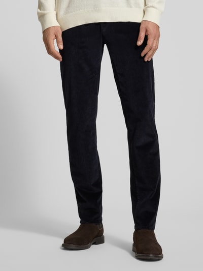 Brax Slim Fit Cordhose mit Gesäßtaschen Modell 'Fabio' Marine 4