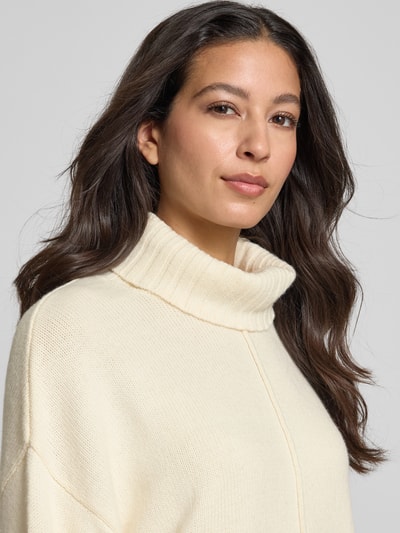 GUIDO MARIA KRETSCHMER WOMAN Regular fit pullover met wol, model 'Ilianer' Offwhite - 3