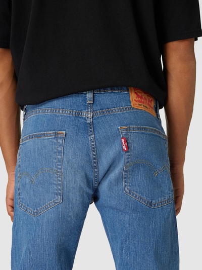 Levi's® Tapered fit jeans in used-look, model '502 TAPER HIBALL HAWTHORN' Jeansblauw - 3