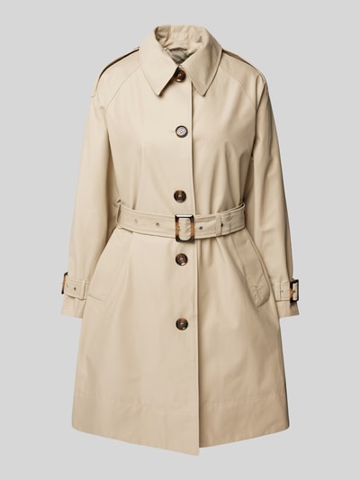 Barbour Trenchcoat mit Taillengürtel Modell 'MAIA' Sand 2