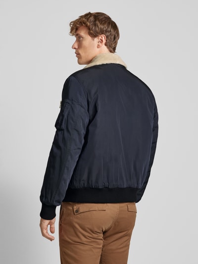 Original Bombers Bomberjack met ritszakken, model 'VERSMOLD' Marineblauw - 5