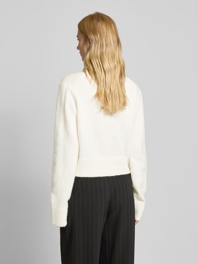 Calvin Klein Jeans Cardigan mit V-Ausschnitt Ecru 5