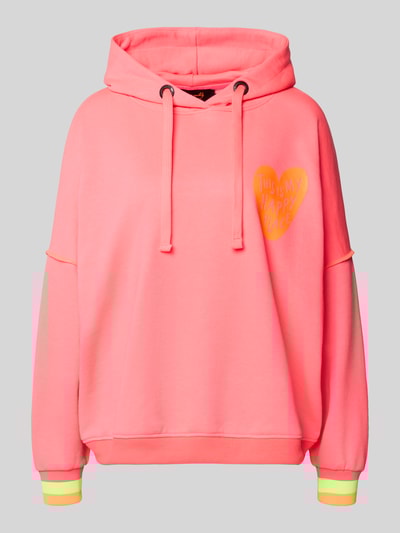 miss goodlife Oversized Hoddie mit Motiv-Print Pink 2