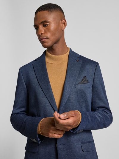 Zuitable Slim Fit Sakko mit Brusttasche Modell 'Nick' Marine 3