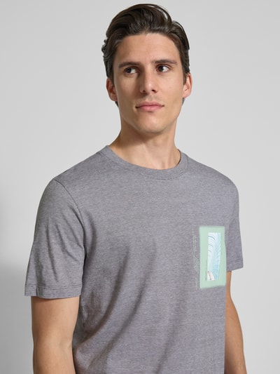 Tom Tailor Denim T-shirt o kroju regular fit z czystej bawełny Antracytowy 3