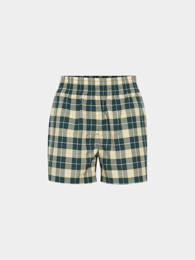 Burberry Karierte Shorts aus Baumwolle Grün 2