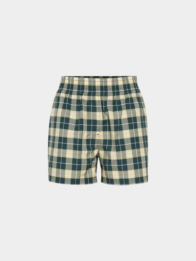 Burberry Karierte Shorts aus Baumwolle Gruen 2