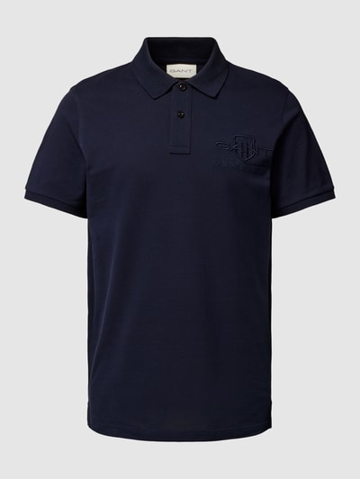 GANT Poloshirt mit Label-Stitching Marine 2