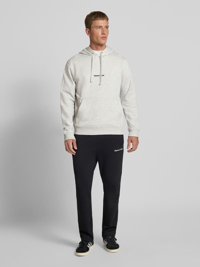 Jack & Jones Hoodie mit Känguru-Tasche Offwhite Melange 1