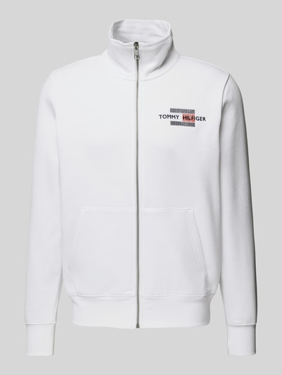 Tommy Hilfiger Sweatjacke mit Stehkragen Weiss 2