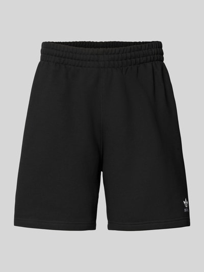 adidas Originals Regular Fit Sweatshorts aus Baumwoll-Mix Modell 'TREFOIL ESSENTIALS' Black 2