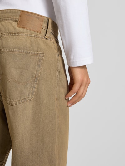 Jack & Jones Baggy Fit Jeans im 5-Pocket-Design Modell 'ALEX' Dunkelbraun 3