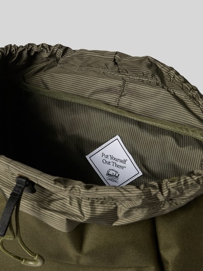 Herschel Rucksack mit Label-Patch Modell 'Little America™' Khaki 5