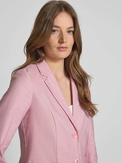 Betty Barclay Slim Fit Blazer mit Leinen-Anteil Rosa 3