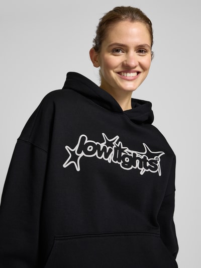 Low Lights Studios Oversized Hoodie mit Kapuze Modell 'Starlight' Black 3