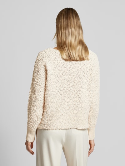 Apricot Strickpullover mit U-Bott-Ausschnitt Offwhite 5