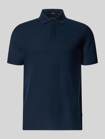 Produktfoto, Regular Fit Poloshirt aus reiner Baumwolle Modell 'H-PACK189' von BOSS in Unifarbe Dunkelblau, Polokragen, Kurzarm, Piqué-Struktur
