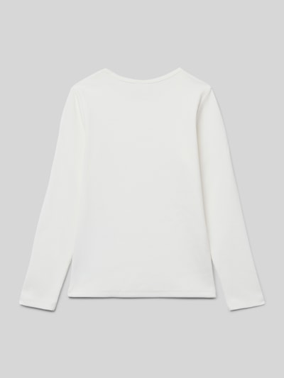 s.Oliver RED LABEL Slim fit shirt met lange mouwen van katoenmix Wit - 3