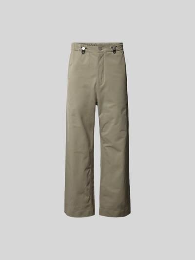 Nanushka Stoffhose mit Gesäßtaschen Oliv 2