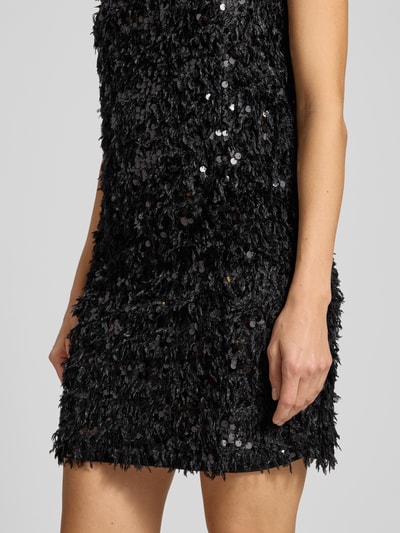 Vila Minikleid mit Pailletten Modell 'ELIN' Black 3