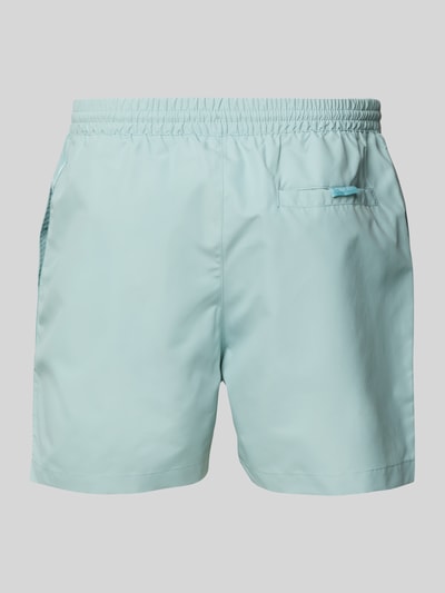 Calvin Klein Underwear Spodenki kąpielowe z nadrukiem z logo Lazurowy 3