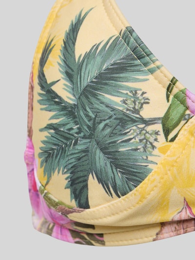 Banana Moon Bikinitop in triangelmodel, model 'Minew' Lichtgeel - 2