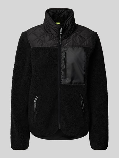 TheJoggConcept Fleecejacke mit Stehkragen Modell 'BERRI' Black 2