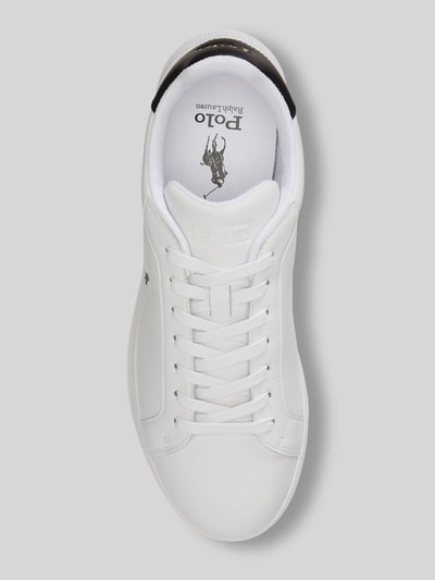 Polo Ralph Lauren Sneakersy z prawdziwej skóry Biały 3