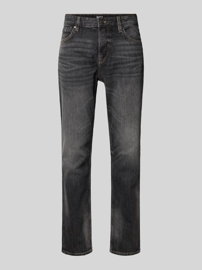 BOSS Regular Fit Jeans aus Baumwoll-Mix Modell 'RE.MAINE' Anthrazit 2