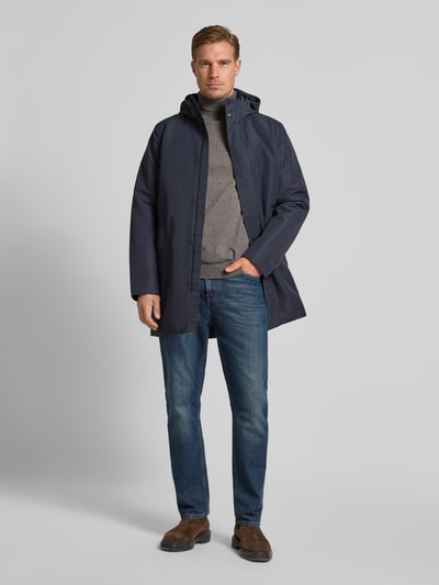 Geox Regular fit parka met capuchon, model 'DORAY' Marineblauw - 1