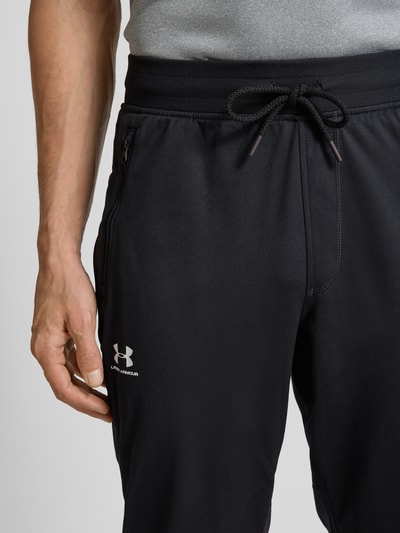 Under Armour Relaxed Fit Trainingshose mit Reißverschlusstaschen Black 3