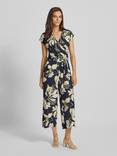 Betty Barclay Jumpsuit in Wickel-Optik mit Bindegürtel Marine 1