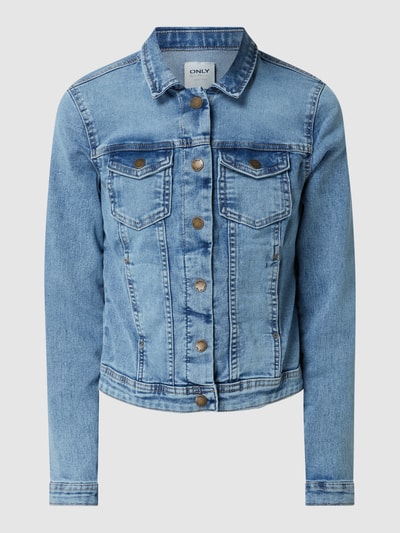 Only Jeansjacke mit Stretch-Anteil Modell 'Westa' Hellblau 2