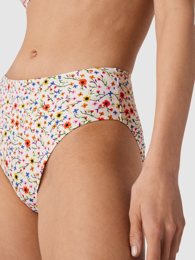 Jake*s Casual Bikinibroekje met all-over motief Offwhite - 3