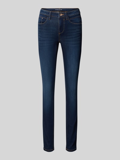 Tom Tailor Skinny Jeans aus Baumwoll-Mix mit Kontrastnähten Modell 'ALEXA' Jeansblau 1