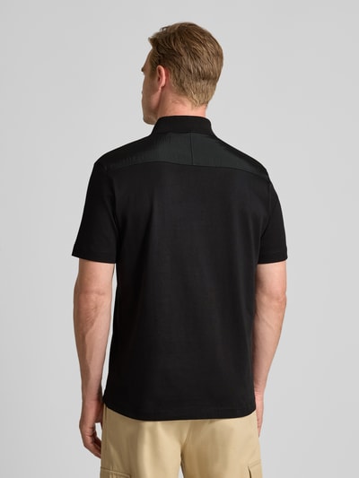 BOSS Orange Regular Fit Poloshirt aus reiner Baumwolle Modell 'PE_PANEL' Black 5
