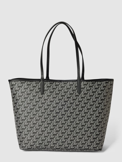 Lauren Ralph Lauren Tote Bag mit Allover-Logo Modell 'COLLINS' Black 2