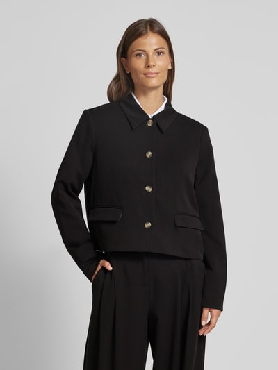 MSCH Copenhagen Jacke mit Umlegekragen Modell 'Henrika' Black 4