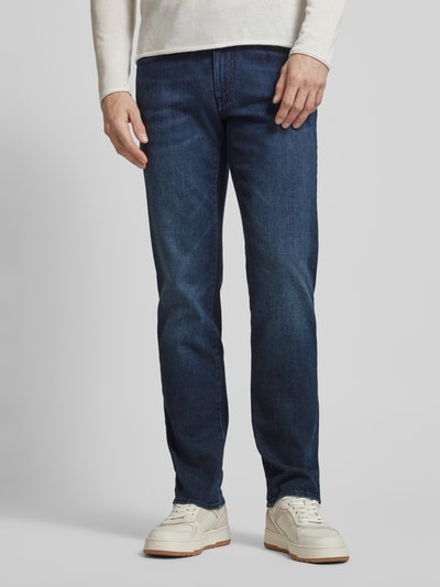 Brax Slim fit jeans in 5-pocketmodel, model 'CADIZ' Marineblauw - 4